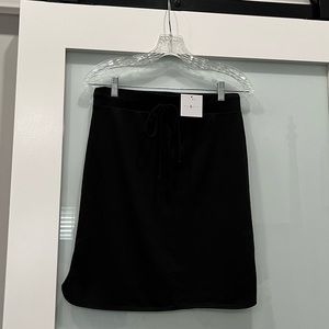Nic & LuLu Black Straight Cotton Skirt, Size Small